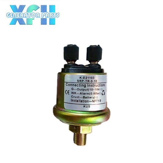 Diesel Generator Oil Pressure Sensor K - E21103 1/8NPT 0 - 10 Bars VP22025525 - XFH generator parts