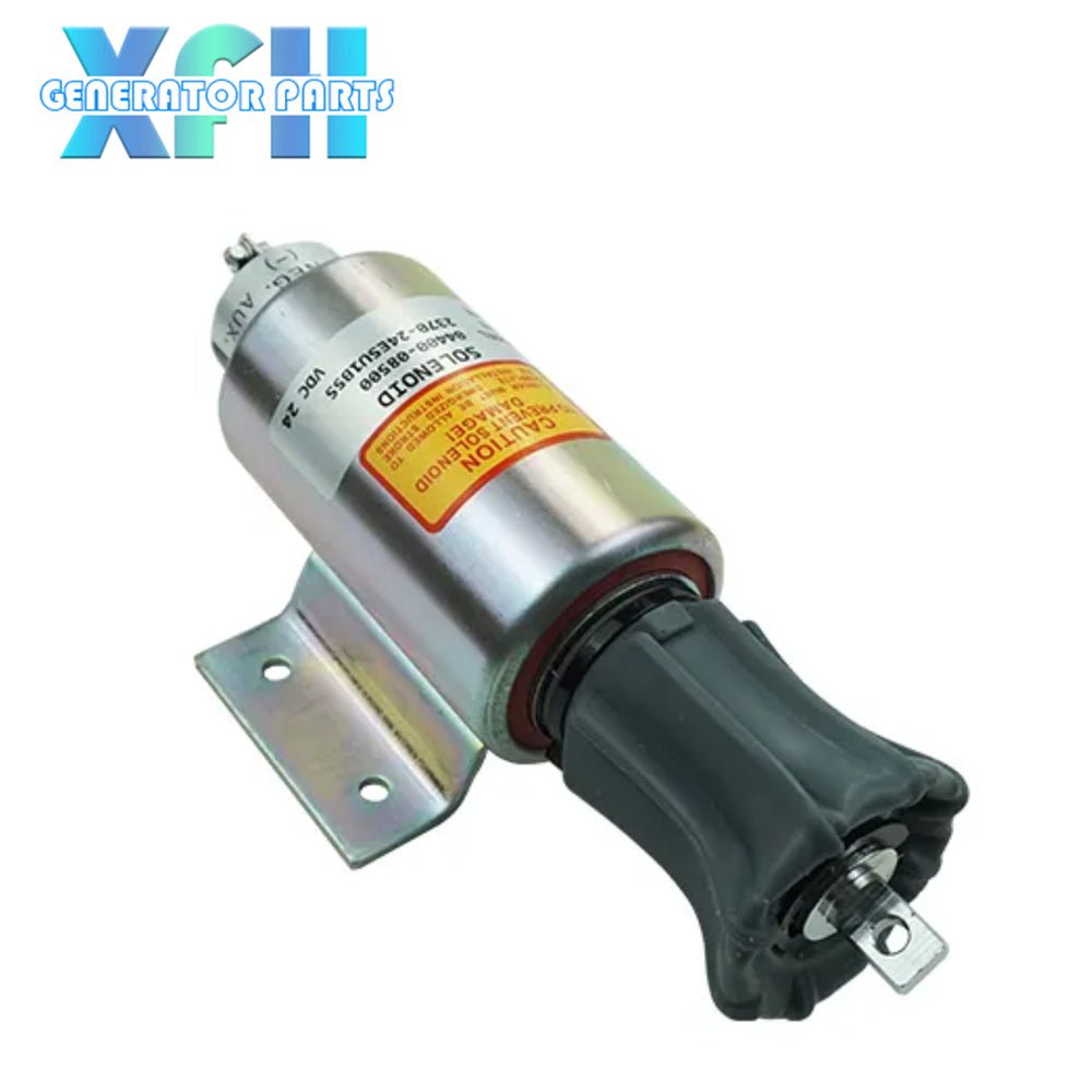 Diesel Generator Stop Solenoid Valve 2370 - 24ESU1B5S 24V Fuel Shutoff Solenoid For Mitsubishi S12R S16R SR Series Engine Genset - XFH generator parts