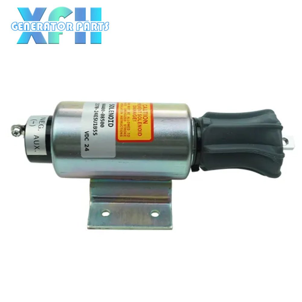 Diesel Generator Stop Solenoid Valve 2370 - 24ESU1B5S 24V Fuel Shutoff Solenoid For Mitsubishi S12R S16R SR Series Engine Genset - XFH generator parts