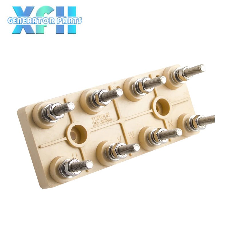 Diesel Generator Terminal Blocks Alternator Connectors 8 7 Terminals M12 M10 M6 - XFH generator parts