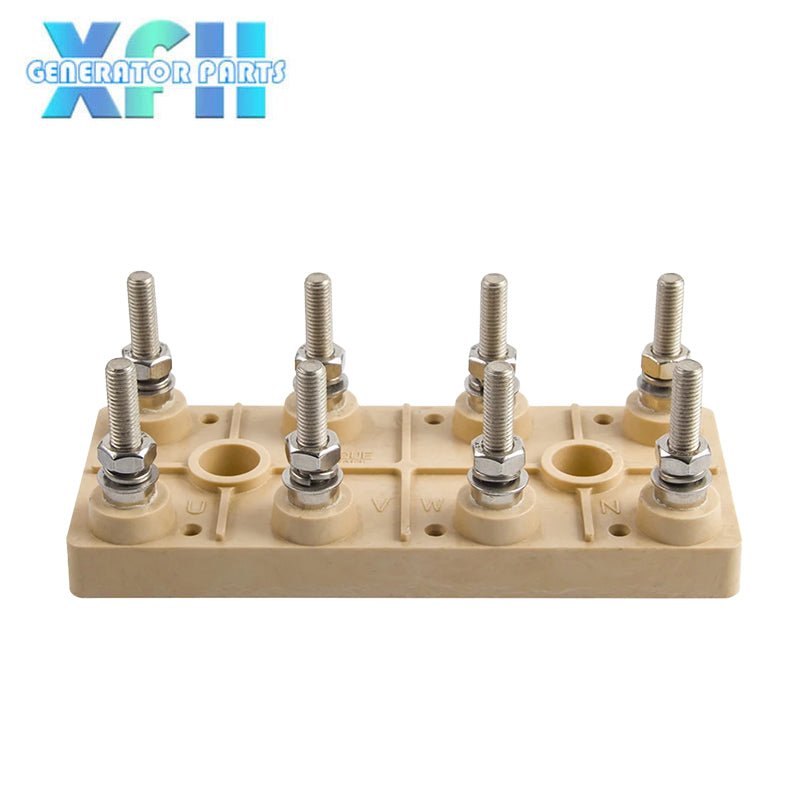 Diesel Generator Terminal Blocks Alternator Connectors 8 7 Terminals M12 M10 M6 - XFH generator parts