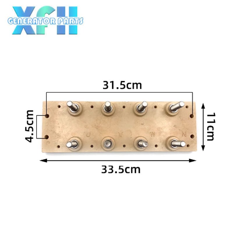 Diesel Generator Terminal Blocks Alternator Connectors 8 7 Terminals M12 M10 M6 - XFH generator parts