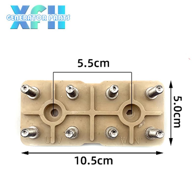 Diesel Generator Terminal Blocks Alternator Connectors 8 7 Terminals M12 M10 M6 - XFH generator parts
