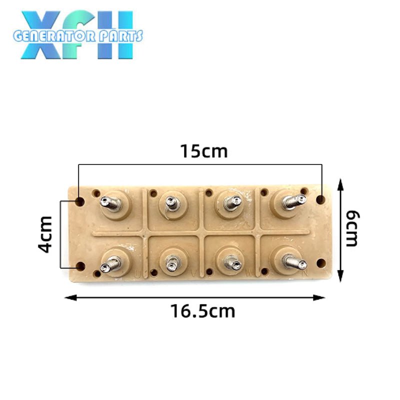 Diesel Generator Terminal Blocks Alternator Connectors 8 7 Terminals M12 M10 M6 - XFH generator parts