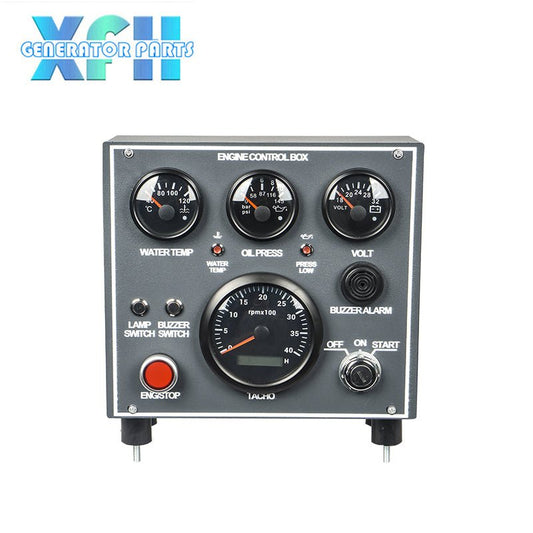 Digital Engine Controller Engine Control Box BX78E CB - YS - 001 Tachometer Oil Pressure Water Temperature Voltage Meter - XFH generator parts
