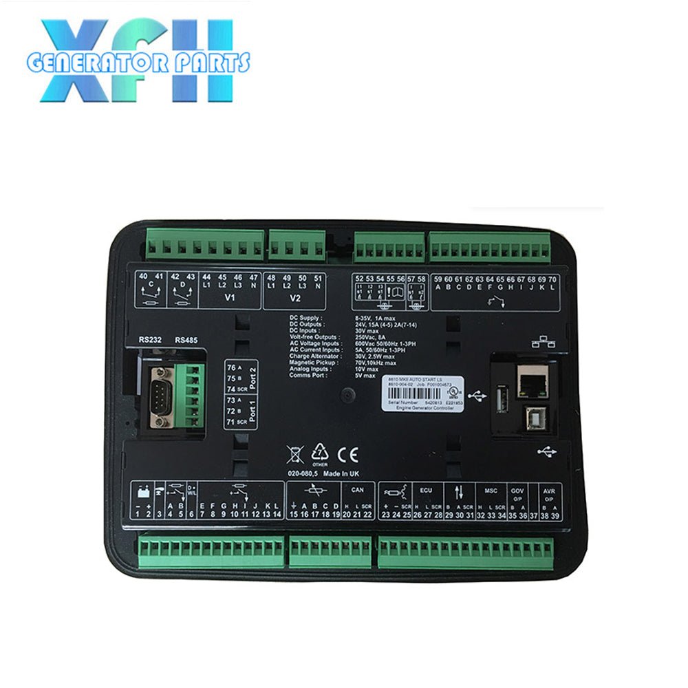 DSE Control Module DSE8610 MKII for Synchronising Load Share Parallel Genset Controller - XFH generator parts