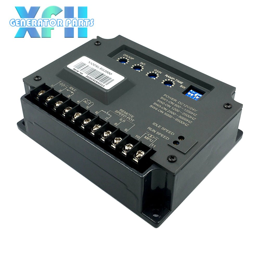 EG2000 Diesel Generator Speed Controller DC Electronic Governor Electric Board Speed Govornor Brushless Genset Parts - XFH generator parts