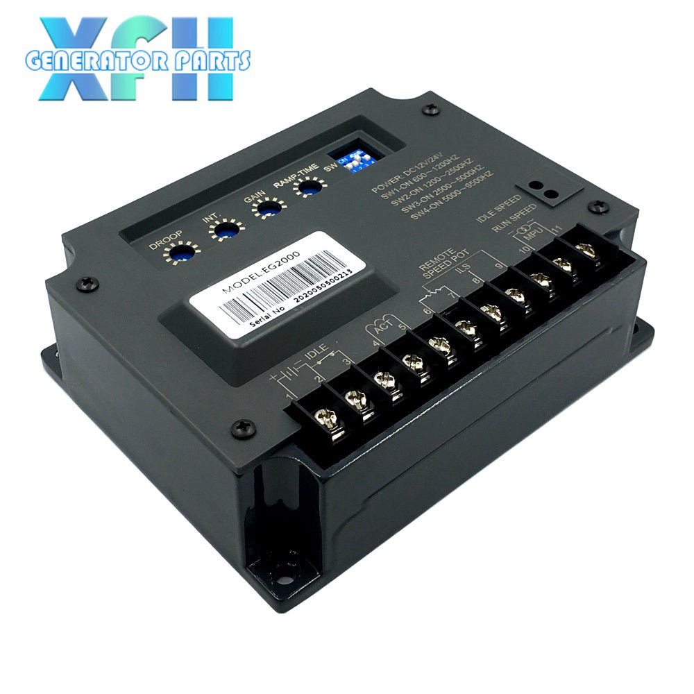 EG2000 Diesel Generator Speed Controller DC Electronic Governor Electric Board Speed Govornor Brushless Genset Parts - XFH generator parts