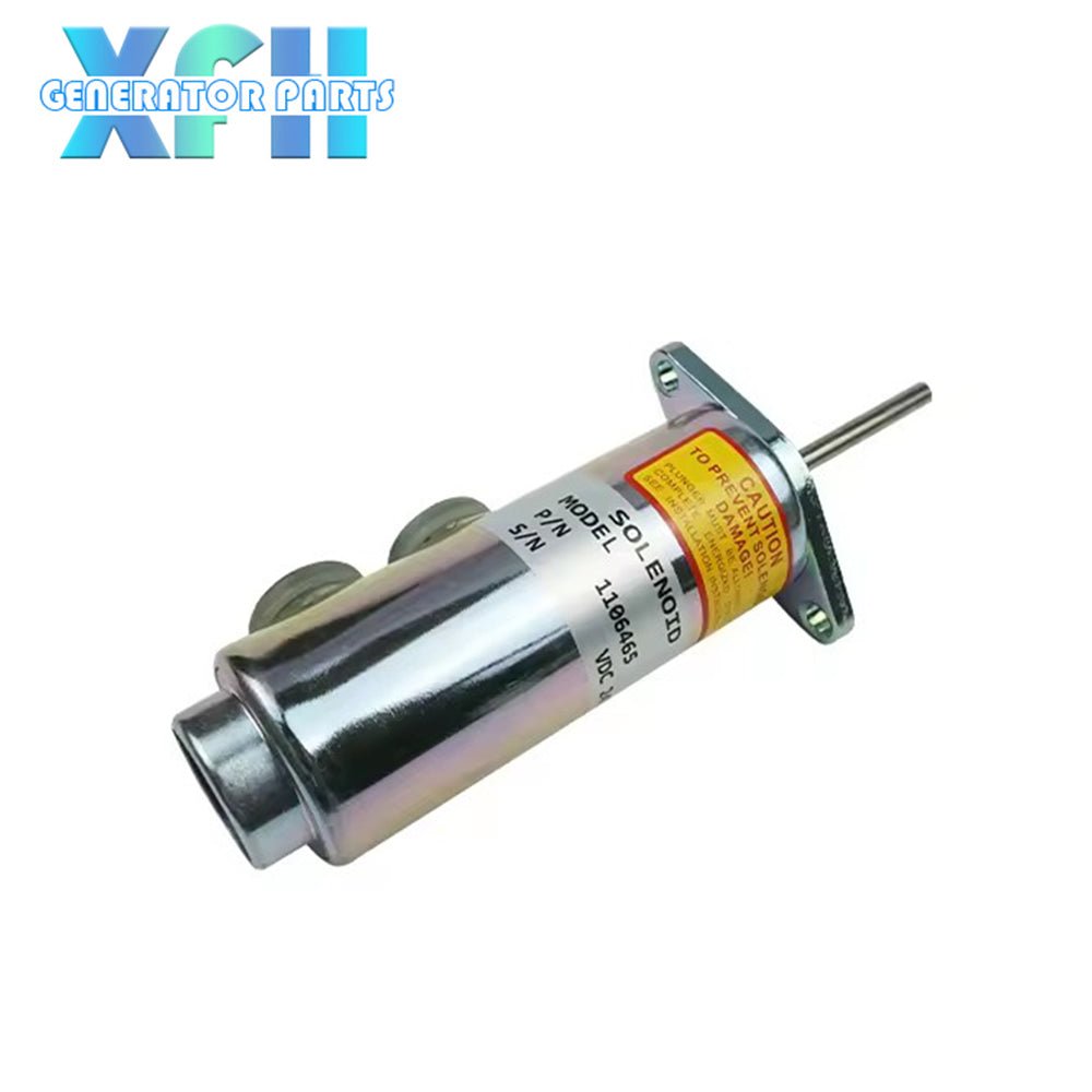 Engine Fuel Shutdown Solenoid 110 - 6465 Valve Diesel Stop Engine Solenoid 1106465 - XFH generator parts