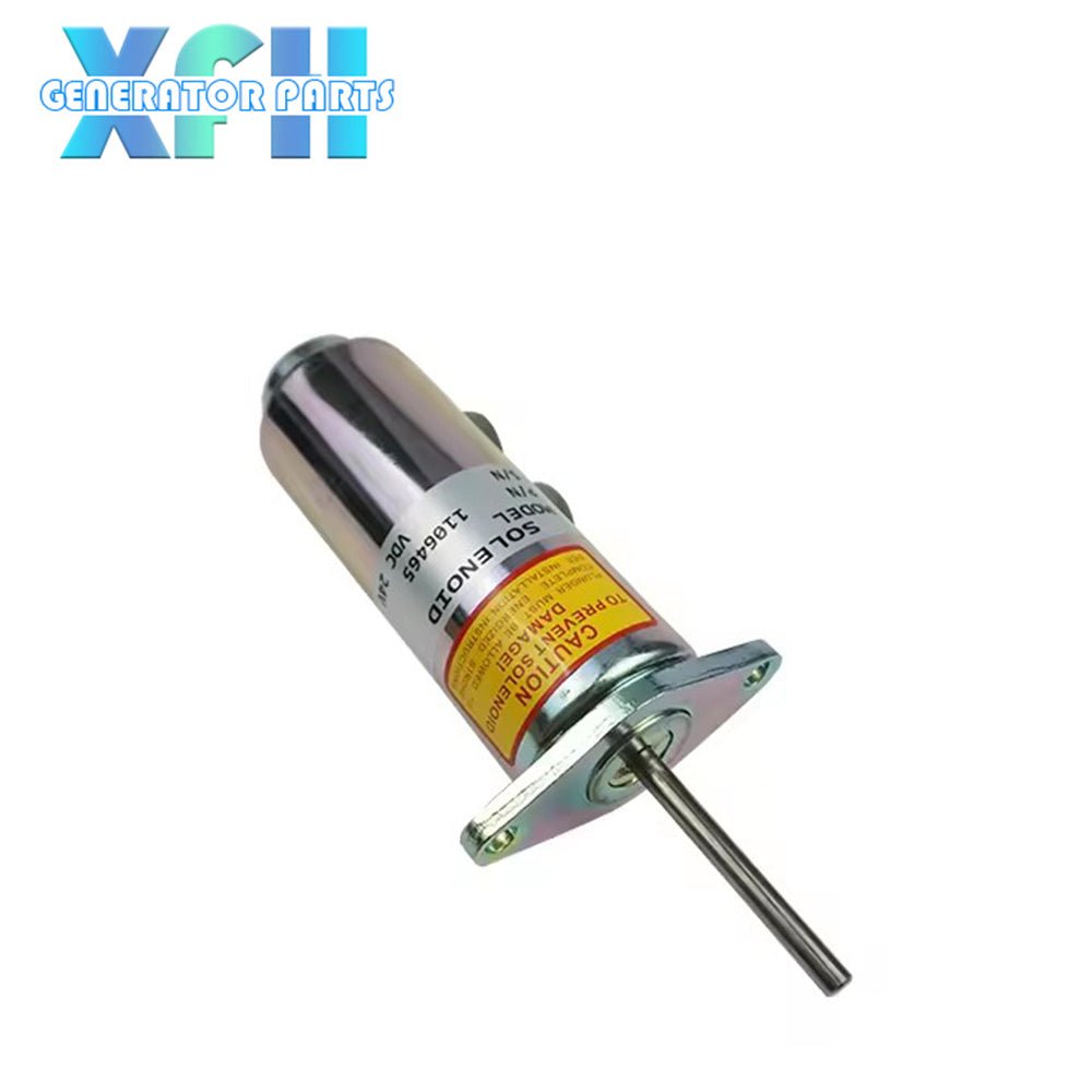 Engine Fuel Shutdown Solenoid 110 - 6465 Valve Diesel Stop Engine Solenoid 1106465 - XFH generator parts