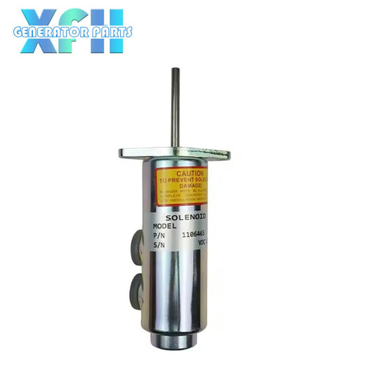 Engine Fuel Shutdown Solenoid 110 - 6465 Valve Diesel Stop Engine Solenoid 1106465 - XFH generator parts