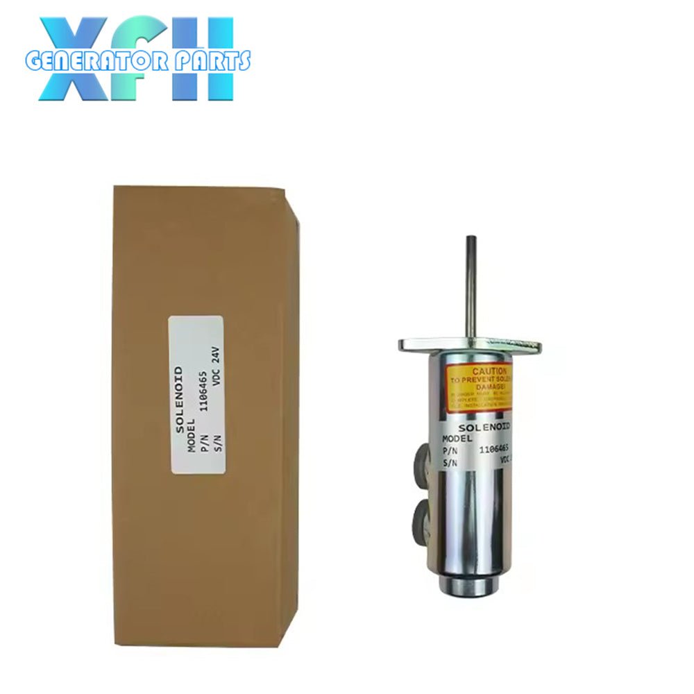 Engine Fuel Shutdown Solenoid 110 - 6465 Valve Diesel Stop Engine Solenoid 1106465 - XFH generator parts