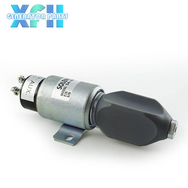 Excavator Part 1751 - 2467U1B1S5A SA - 3393 - 24 Fuel Shut Off Solenoid Engine Flameout Solenoid Valve 24V/12V - XFH generator parts