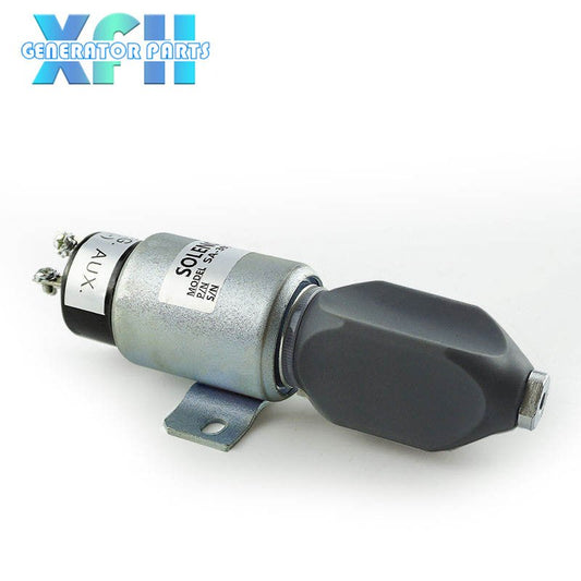 Excavator Part 1751 - 2467U1B1S5A SA - 3393 - 24 Fuel Shut Off Solenoid Engine Flameout Solenoid Valve 24V/12V - XFH generator parts