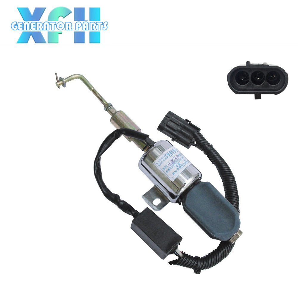 Flameout Solenoid Valve D59 - 105 - 10 DC 24V For Excavator 6116 Diesel Engine Parts - XFH generator parts