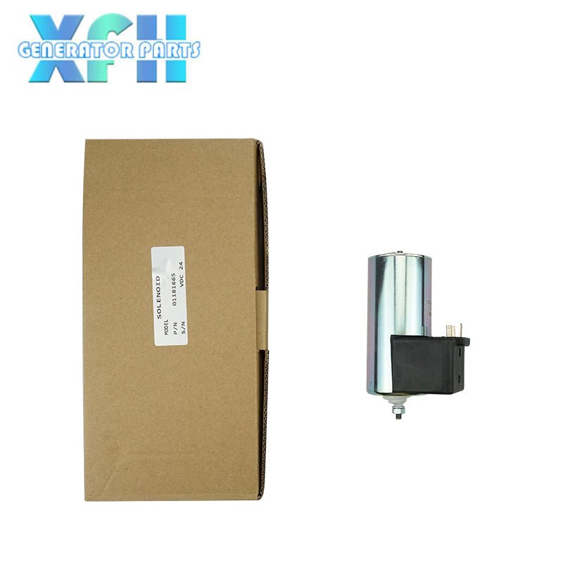 Fuel Shutdown Solenoid Spare Part 01181665 Stop Solenoid 01181663 DC 24V 12V - XFH generator parts