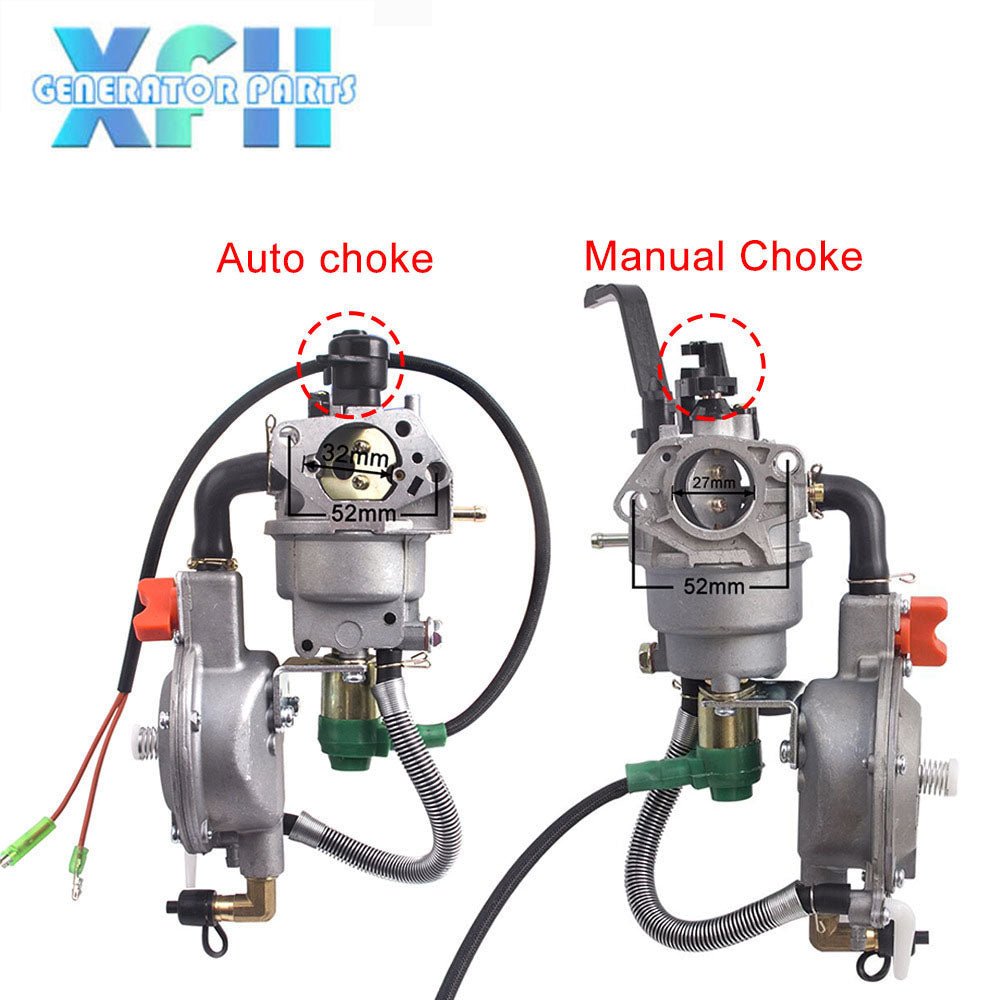 Generator Carburetor Dual Fuel LPG Conversion Kit GX390 5KW - XFH generator parts