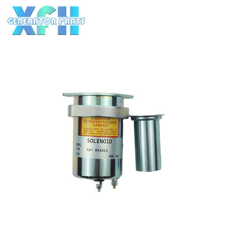 Generator Engine Fuel Shutoff Solenoid 9X1413 24V - XFH generator parts