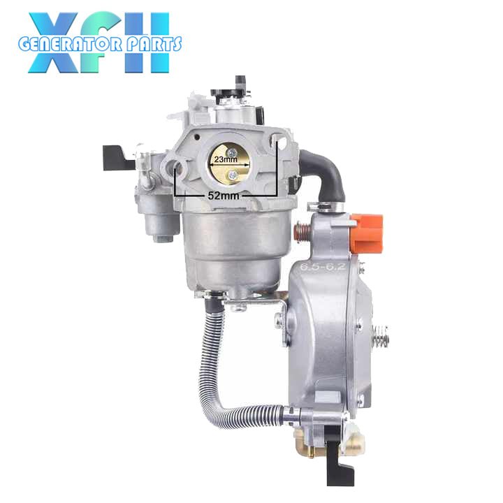 GX270 177F Gasoline Gas Engine LPG Carburetor Dual Fuel NG Conversion Kit For Water Pump Generator Accessories 3KW 9HP P21A - LPG - XFH generator parts