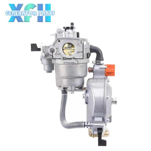 GX270 177F Gasoline Gas Engine LPG Carburetor Dual Fuel NG Conversion Kit For Water Pump Generator Accessories 3KW 9HP P21A - LPG - XFH generator parts