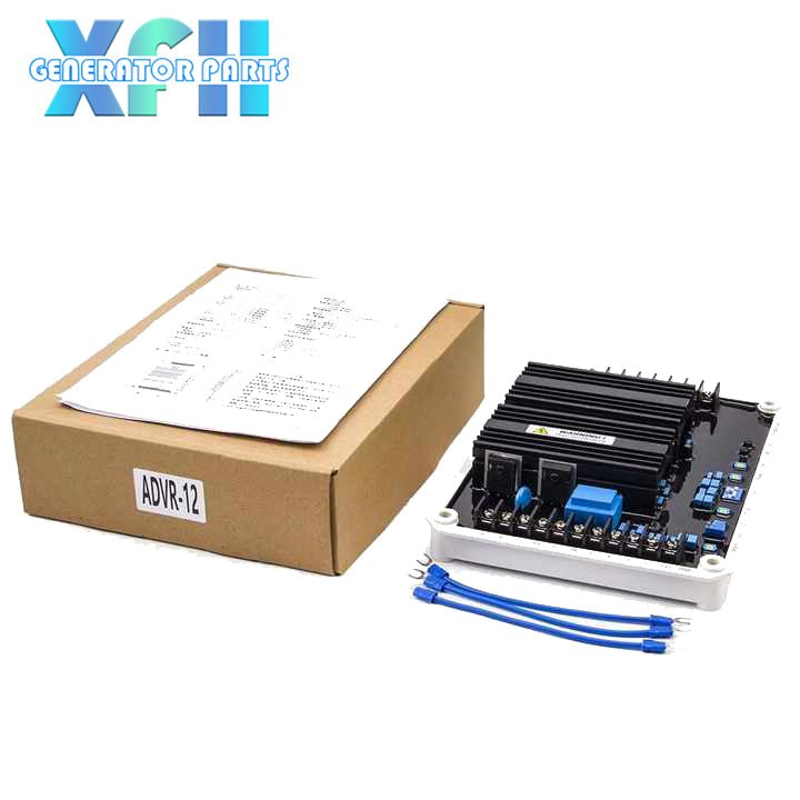 High Grade Single Three Phase Sensing Power Input 12Amp KUTAI ADVR - 12 AVR Generator Automatic Voltage Regulator Stabilizer - XFH generator parts