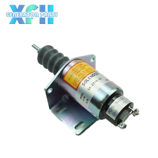 High Quality 12V 2001 - 12F2U1B2A SA - 2774 - A Fuel Shutoff Solenoid SA - 2774 - 12 - XFH generator parts