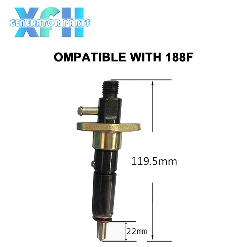 High Quality 186F 186FA 170F 173F 178F 188FA 192F Diesel Engine Injector Oil Fuel Pump Injector Air - cooled micro - tiller Injection nozzle assembly - XFH generator parts