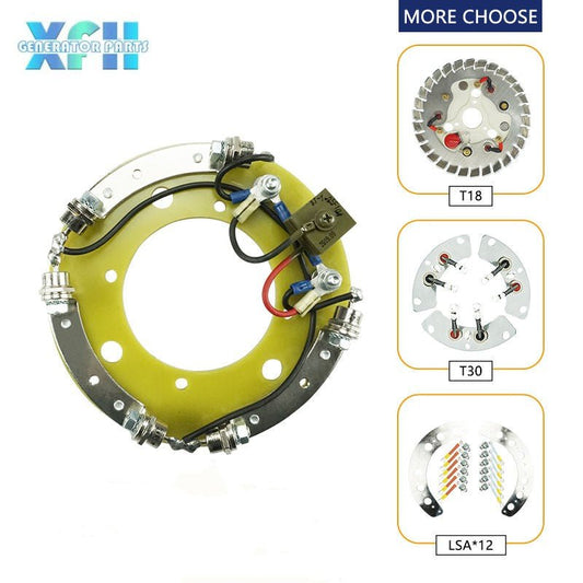 High Quality Bridge Rectifier Wheel B - 525571 - 2 B - 525570 - 2 B526482 - 2 ZX100/200 for 280 - 430 Series Marathon generator - XFH generator parts