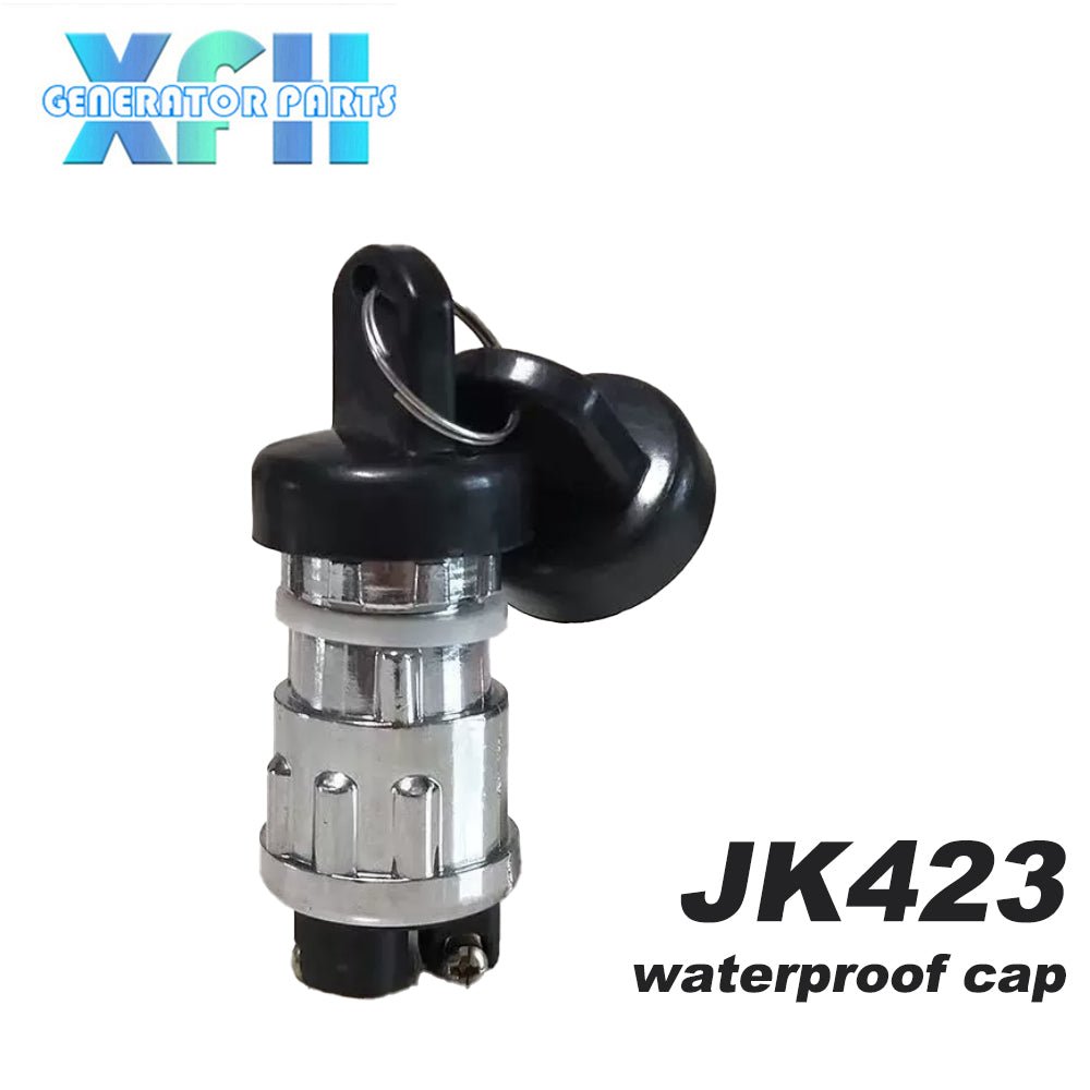 JK423 JK404 Pure Copper Ignition Switch Ignition Lock Start Key for Farm Tractor Engineering Vehicle Forklift - XFH generator parts