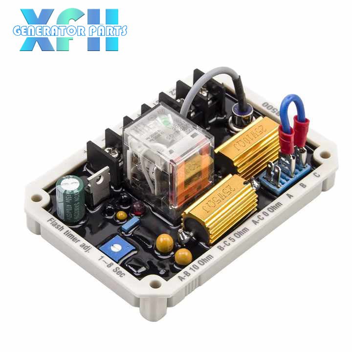 Kutai EB500 Generator AVR Automatic Voltage Regulator Stabilizer Control Panel Excitation Module Reverse Current Protection - XFH generator parts