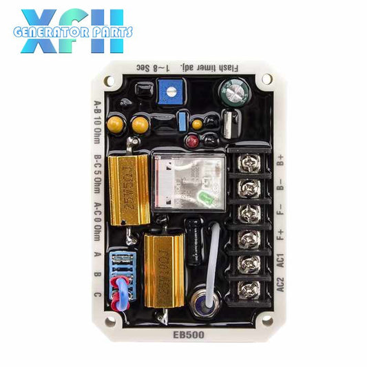 Kutai EB500 Generator AVR Automatic Voltage Regulator Stabilizer Control Panel Excitation Module Reverse Current Protection - XFH generator parts