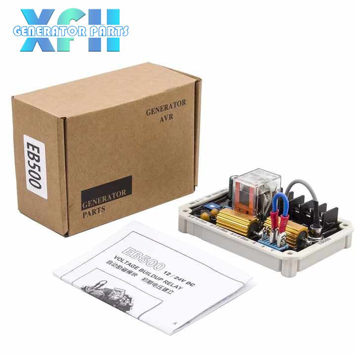 Kutai EB500 Generator AVR Automatic Voltage Regulator Stabilizer Control Panel Excitation Module Reverse Current Protection - XFH generator parts