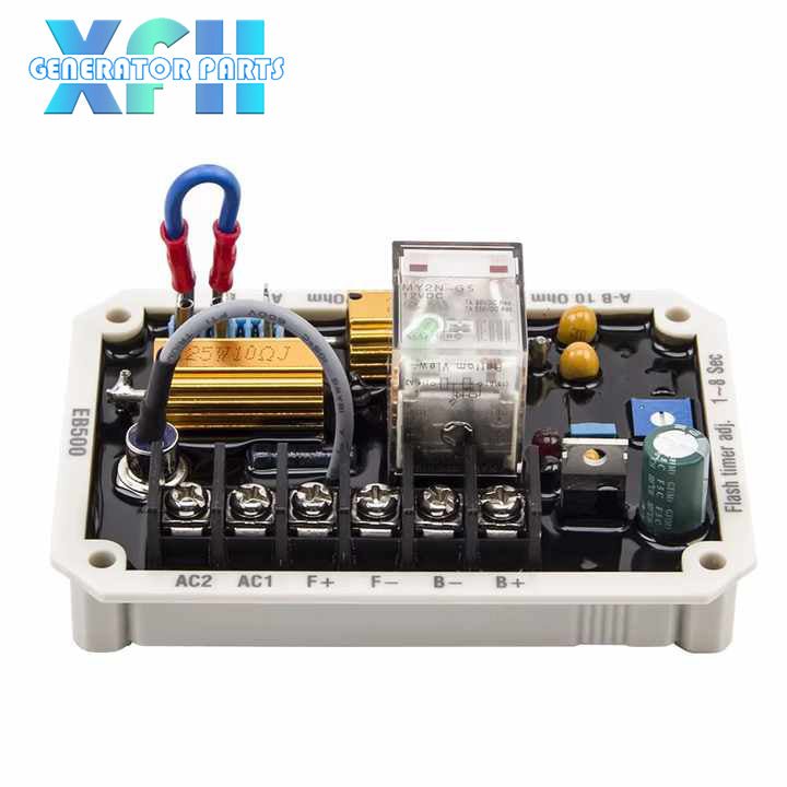 Kutai EB500 Generator AVR Automatic Voltage Regulator Stabilizer Control Panel Excitation Module Reverse Current Protection - XFH generator parts