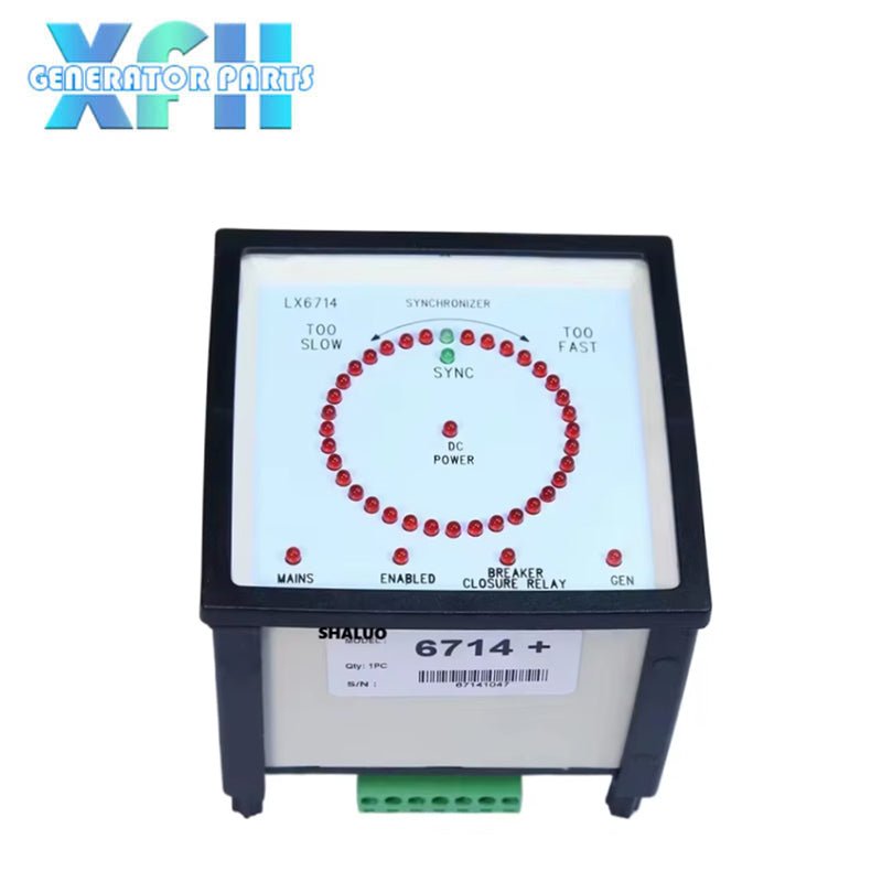 LX6714 Syc6714+ 6714 Synchronized Electric Power Meter Diesel Generator Set Parallel Control Cabinet Generator Parts - XFH generator parts