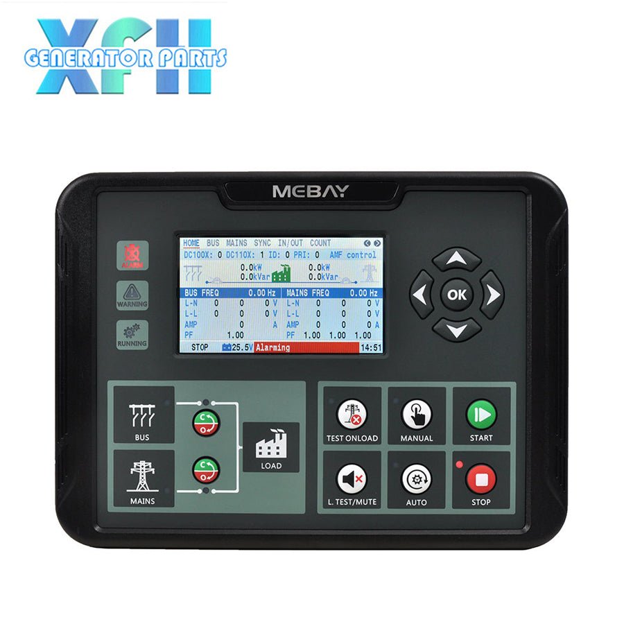 Mebay Bus Tie Mains Generator Auto Synchronizer Synchronization Panels DC110D - XFH generator parts