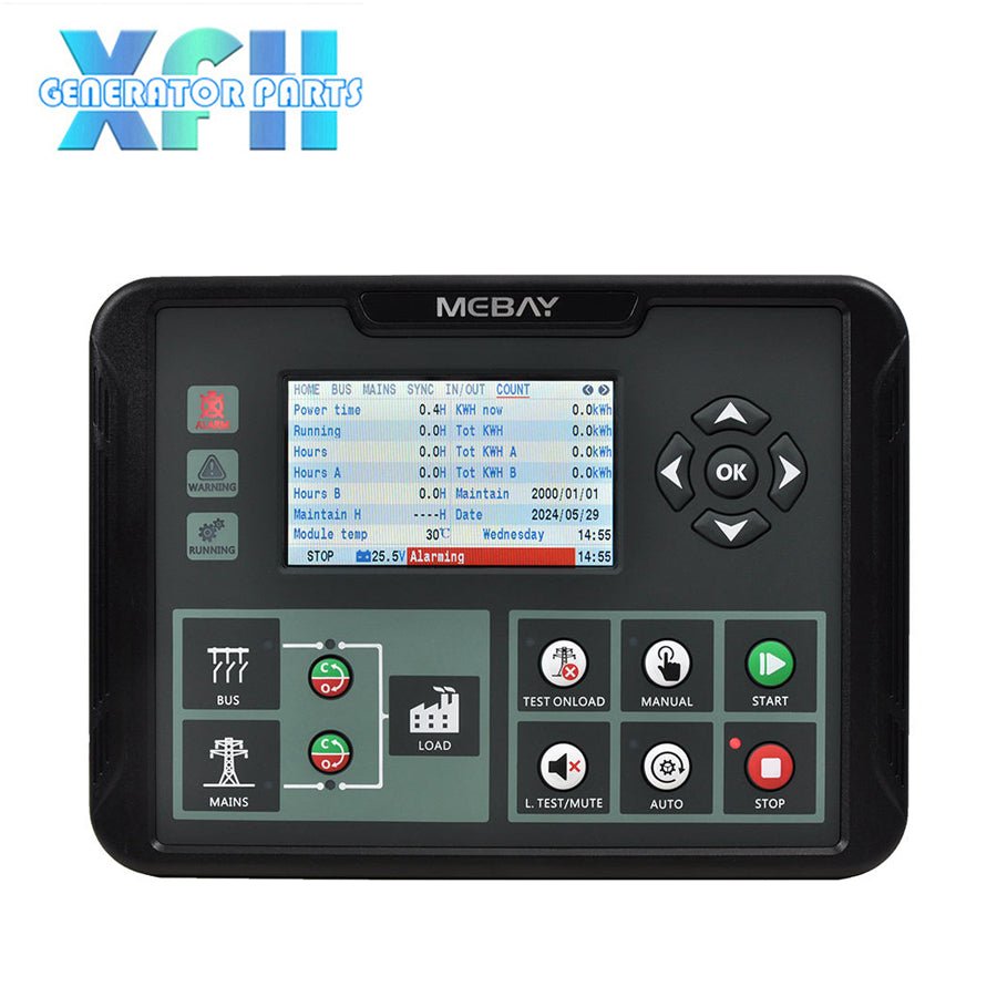 Mebay Bus Tie Mains Generator Auto Synchronizer Synchronization Panels DC110D - XFH generator parts