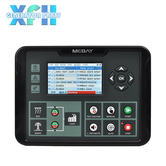 Mebay Bus Tie Mains Generator Auto Synchronizer Synchronization Panels DC110D - XFH generator parts