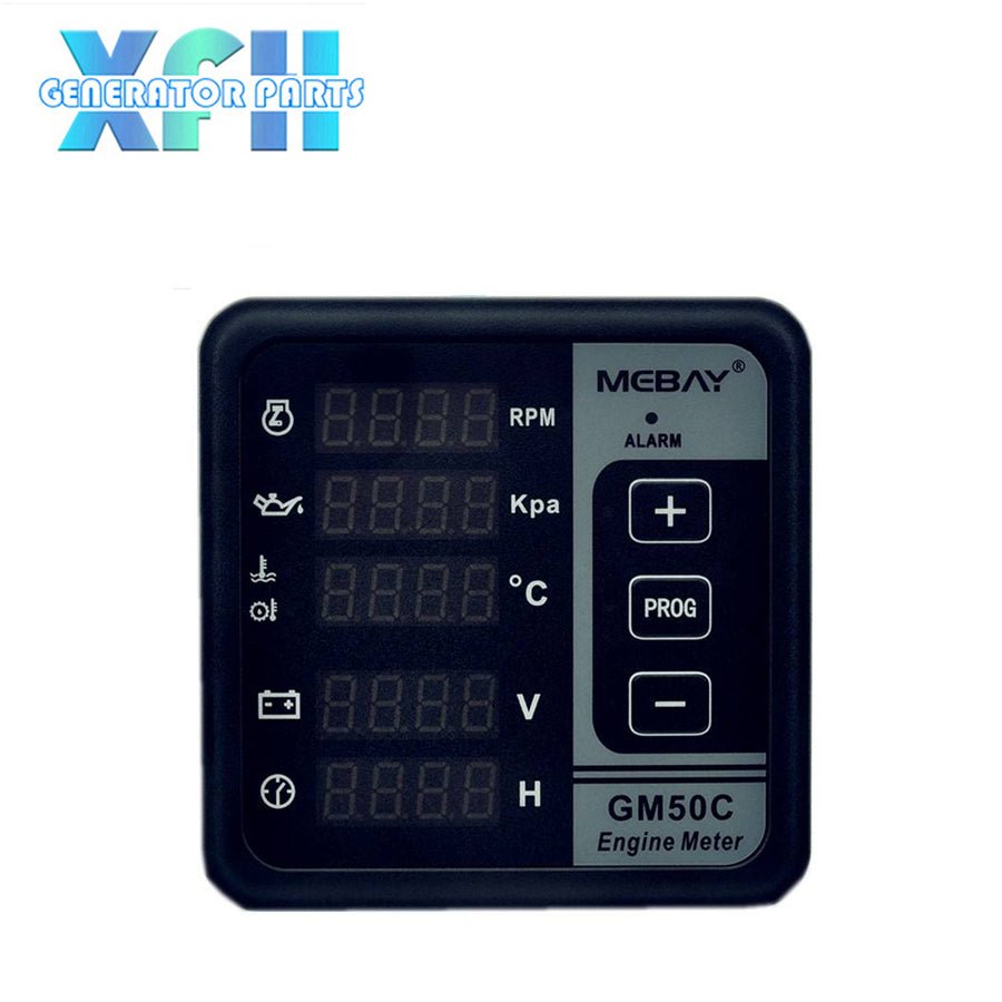 Mebay Engine Digital Panel Meter GM50C Pump Air Compressor Engine - XFH generator parts