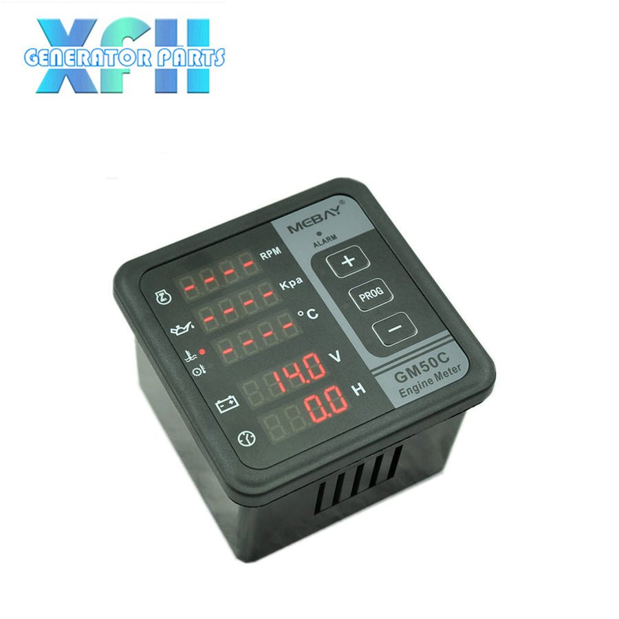 Mebay Engine Digital Panel Meter GM50C Pump Air Compressor Engine - XFH generator parts