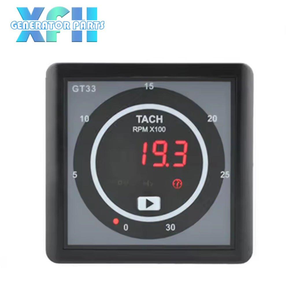 Mebay RPM Meter GT33 Diesel Generator Tachometer Speed Meter - XFH generator parts