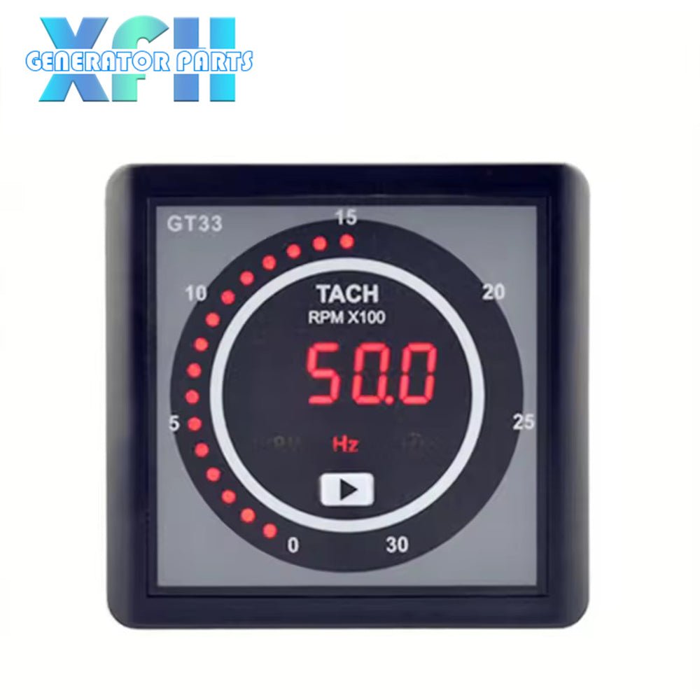 Mebay RPM Meter GT33 Diesel Generator Tachometer Speed Meter - XFH generator parts