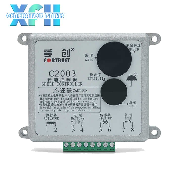 Original C2003 Governor Speed Controller For Diesel Generator DC Motor Intelligent Speed Control Panel Genset Parts - XFH generator parts