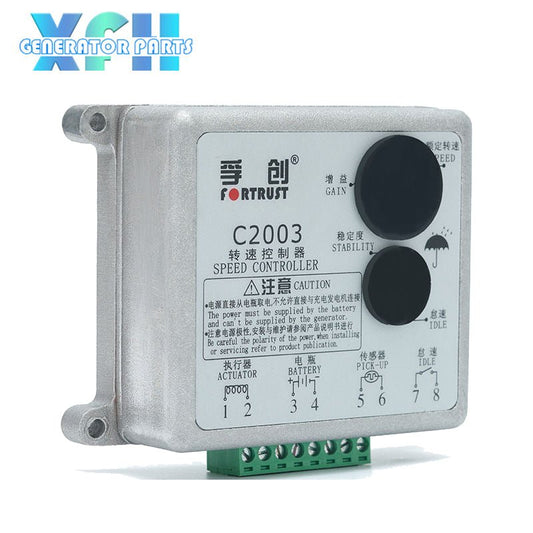 Original C2003 Governor Speed Controller For Diesel Generator DC Motor Intelligent Speed Control Panel Genset Parts - XFH generator parts