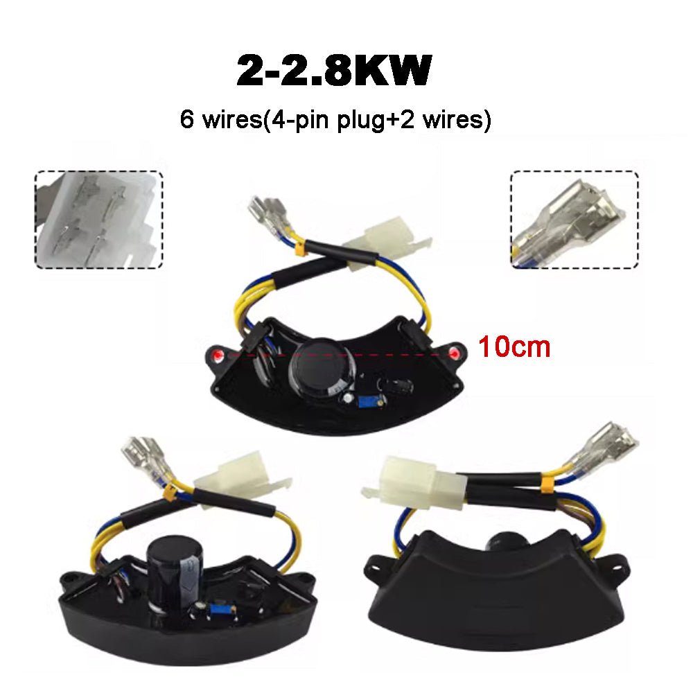 Single Phase Three Phases 6 8 Wires Gasoline Generator AVR 2KW 3KW 4KW 5KW 6KW 7KW 8KW - XFH generator parts