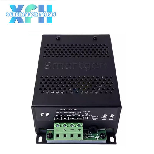 SmartGen 24V 5A Intelligent Float Charger BAC2405 for Diesel Generator Lead‑Acid Batteries - XFH generator parts