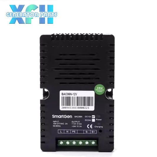 Smartgen BAC06N 12V 24V 6A 3A Intelligent Charger Battery Float Charger for Diesel Generator Sets - XFH generator parts