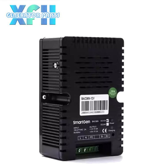 Smartgen BAC06N 12V 24V 6A 3A Intelligent Charger Battery Float Charger for Diesel Generator Sets - XFH generator parts
