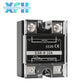 Solid State Relay SSR - 10A 25A 40A 60A 80A 100A 120A Voltage Regulating with Plastic Dust Cover Heat Sink 220V - XFH generator parts