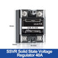 Solid State Relay SSR - 10A 25A 40A 60A 80A 100A 120A Voltage Regulating with Plastic Dust Cover Heat Sink 220V - XFH generator parts