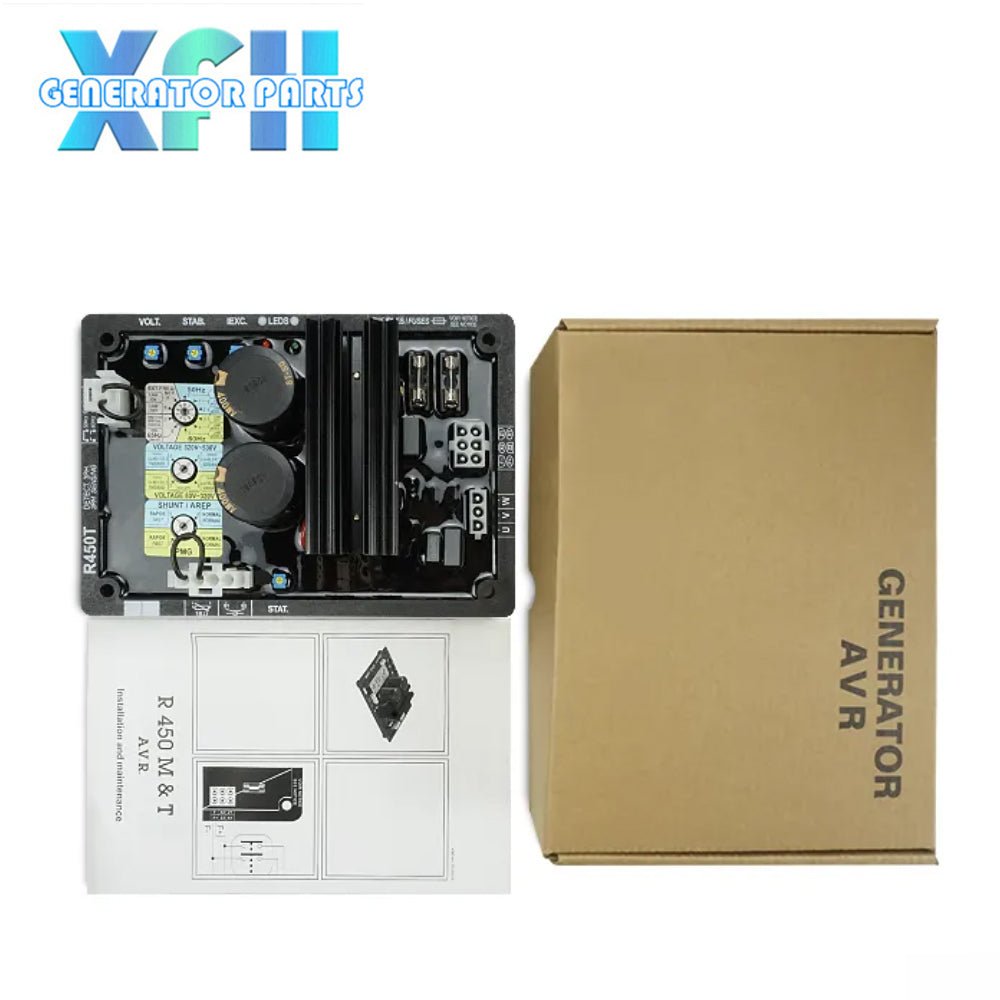 Three Phase China Digital AC Brushless Generator Voltage Regulator AVR R450T - XFH generator parts
